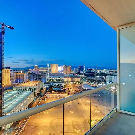 Mgm Signature-33-805 F1 Track & Strip View Balcony Las Vegas Exterior foto