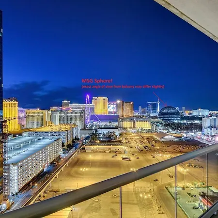 Mgm Signature-33-805 F1 Track & Strip View Balcony Las Vegas Exterior foto